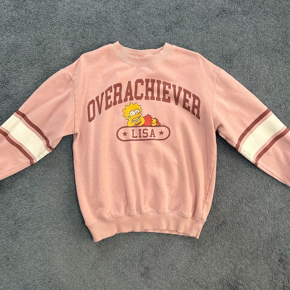 Lisa Simpson Sweatshirt ~ XS ~ The Simpson's Brand!